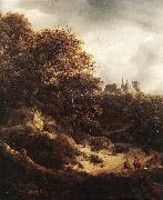 The Castle at Bentheim d RUISDAEL, Jacob Isaackszon van